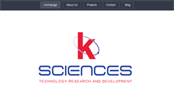 Desktop Screenshot of k-sciences.com